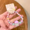 2024 Trendy children's jewelry, small rings, white jade Bodhi prayer beads, children's toys, papap ruler accessories, children's accessories, fun and fashionable new bracelets, children's 2024 trend details Picture